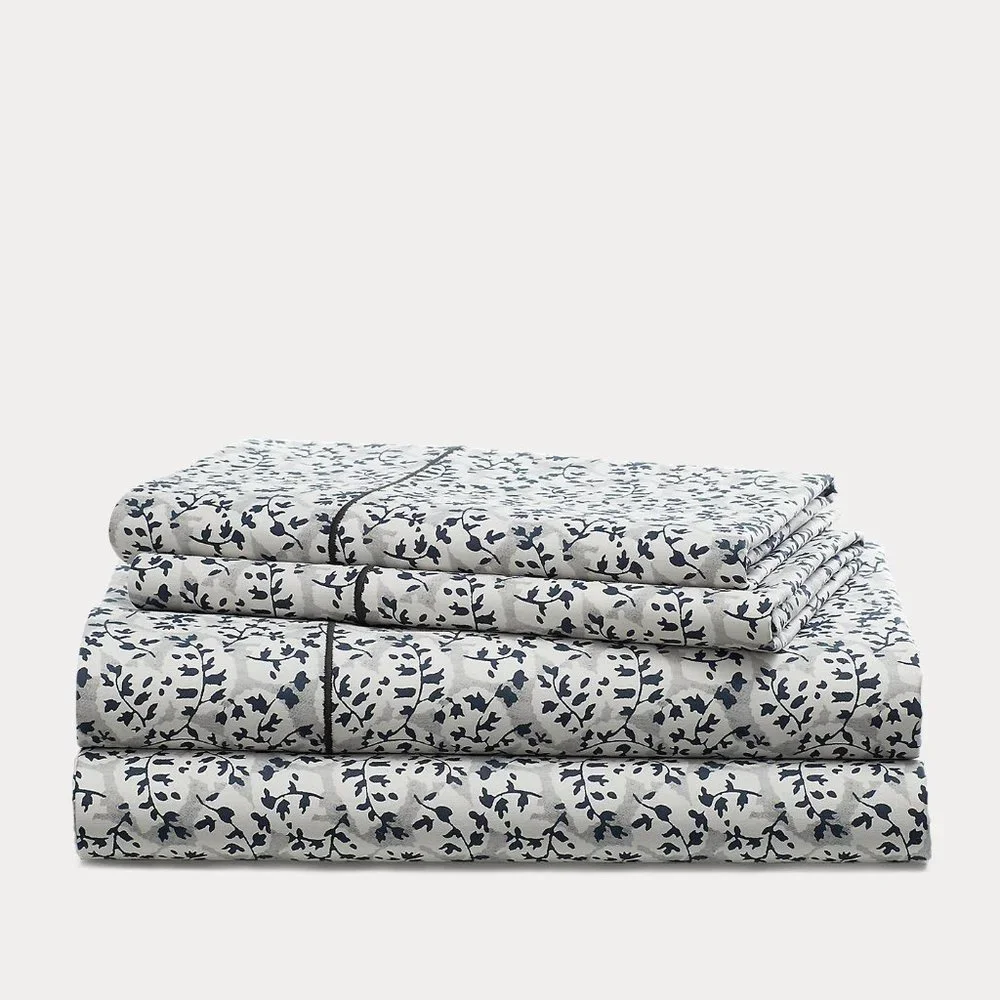 Lauren Ralph Lauren Eva Leaf Queen Sheet Set